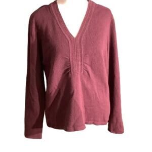 Preston & York V-Neck Sweater Women’s Size M – Soft, Cozy, Classic